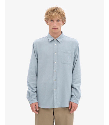 copy of COLORFUL STANDARD ORGANIC FLANNEL SHIRT DUSTY OLIVE