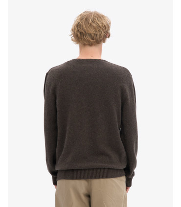 COLORFUL STANDARD CLASSIC MERINO WOOL CREW  COFFEE BROWN