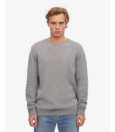 COLORFUL STANDARD CLASSIC MERINO WOOL CREW HEATHER GREY