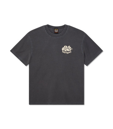 DEUS EX MACHINA DEBRIS REVERSE TEE ANTHRACITE