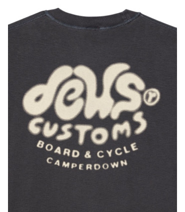 DEUS EX MACHINA DEBRIS REVERSE TEE ANTHRACITE