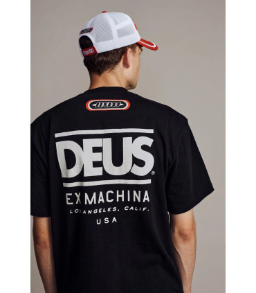 DEUS EX MACHINA HOLESHOT TEAM TEE BLACK