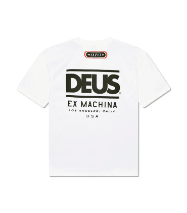 DEUS EX MACHINA HOLESHOT TEAM TEE WHITE