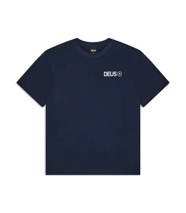 DEUS EX MACHINA BEAMS TEE NAVY