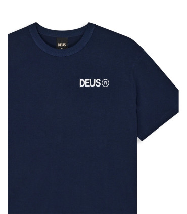 DEUS EX MACHINA BEAMS TEE NAVY