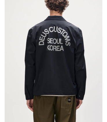 DEUS EX MACHINA FAULDS FATIGUE SHIRT BLACK