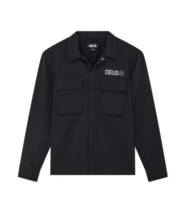 DEUS EX MACHINA FAULDS FATIGUE SHIRT BLACK