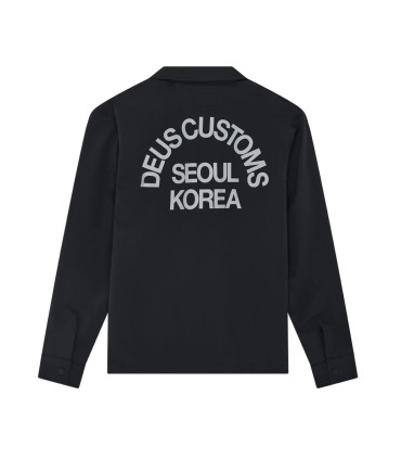 DEUS EX MACHINA FAULDS FATIGUE SHIRT BLACK