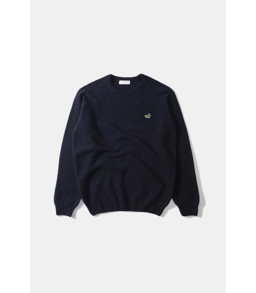 copy of EDMMOND DUCK PATCH SWEATER TAN