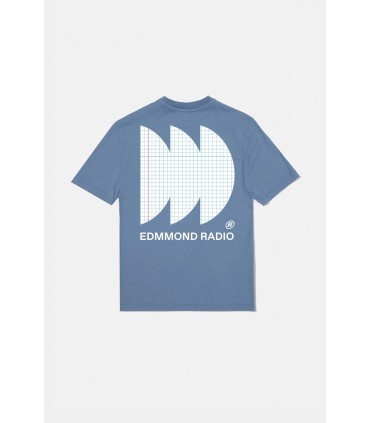 EDMMOND RADIO TEE PLAIN STEEL