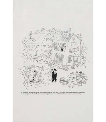 EDMMOND SCENE DEL CRIME TEE PLAIN OFFWHITE