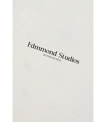 EDMMOND ORIENT EXPRESS TEE PLAIN OFFWHITE