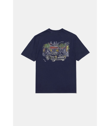EDMMOND SAVILE ROW TEE PLAIN NAVY