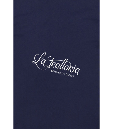 EDMMOND LA TRATTORIA TEE PLAIN NAVY