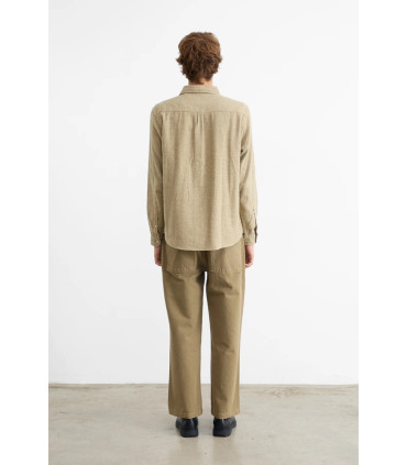 EDMMOND HIDE SHIRT PLAIN KHAKI