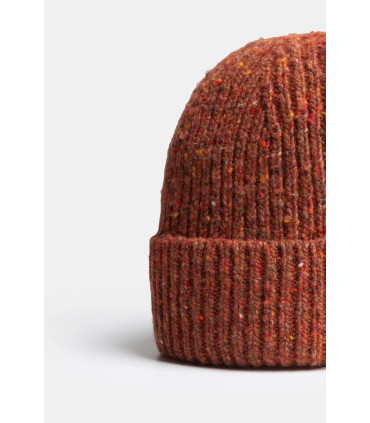 EDMMOND PARIS BEANIE PLAIN BROWN
