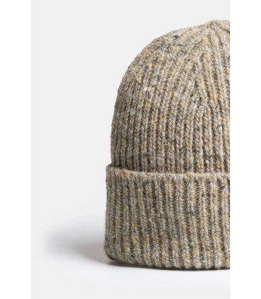 EDMMOND PARIS BEANIE PLAIN TAUPE