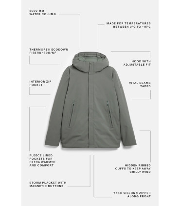 copy of ELVINE TORGNY JACKET NIGHT GREY