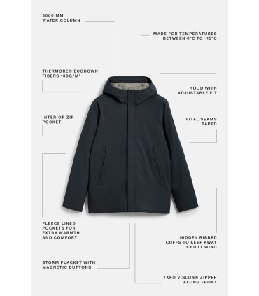 ELVINE VHINNER JACKET DARK NAVY