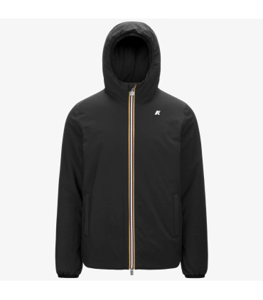 KWAY  JACOB ST WARM REVERSIBLE BLACK PURE-GREEN BLACKISH