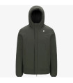KWAY  JACOB ST WARM REVERSIBLE BLACK PURE-GREEN BLACKISH