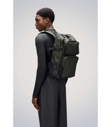 copy of RAINS ROLLTOP RUCKSACK GREEN
