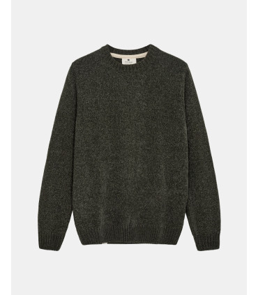 ANERKJENDT AKSUNE CHENILLE KNIT FOREST NIGHT