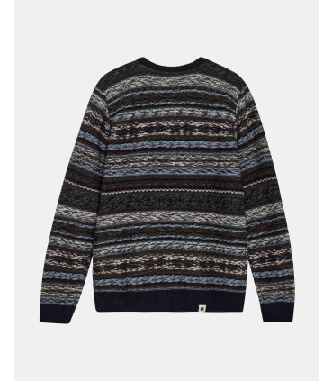 ANERKJENDT AKSUNE REVERSE INKA KNIT - SKY CAPTAIN