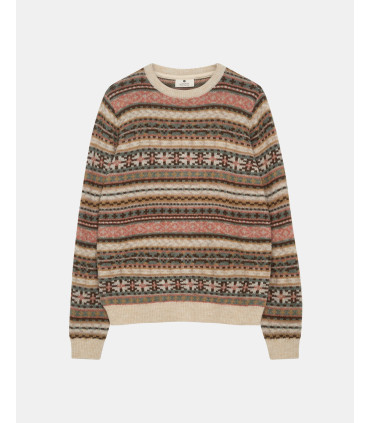 ANERKJENDT AKSUNE BRUSHED INKA KNIT GOLDEN BROWN