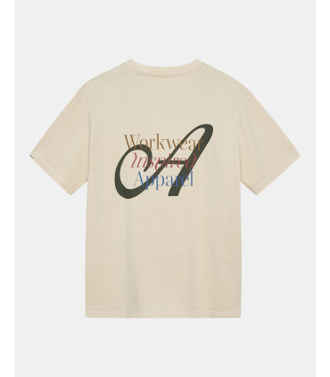 ANERKJENDT AKVILLADS WORKWEAR PRINT S/S TEE TOFU