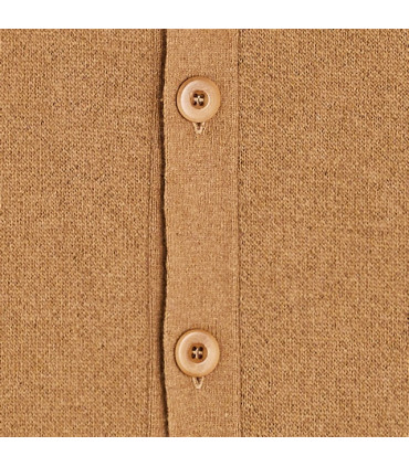 BASK IN THE SUN SNAKE CARDIGAN COFFEE