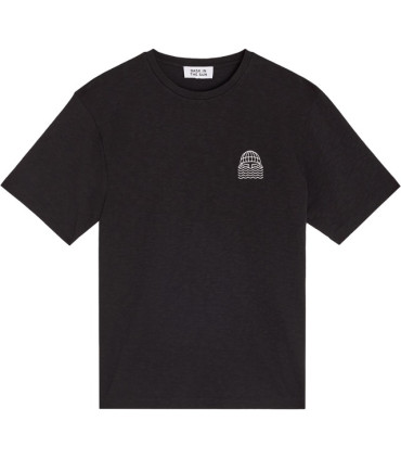 BASK IN THE SUN MINI TO THE SEA TEE BLACK