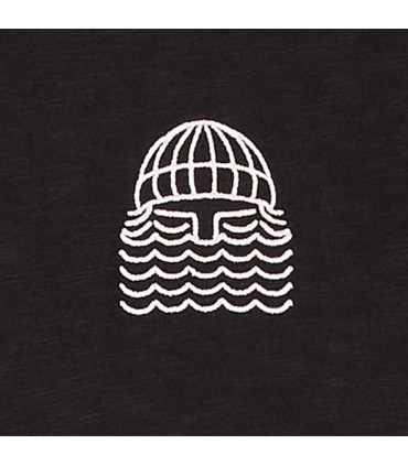 BASK IN THE SUN MINI TO THE SEA TEE BLACK