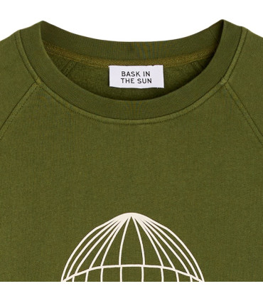 BASK IN THE SUN TO THE SEA SWEAT OLIVE