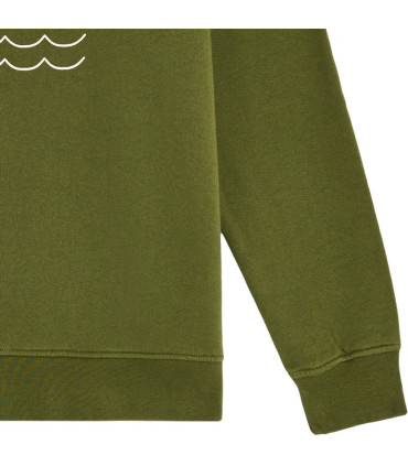 BASK IN THE SUN TO THE SEA SWEAT OLIVE