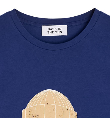 BASK IN THE SUN SMOKING PIPE TEE ABYSS