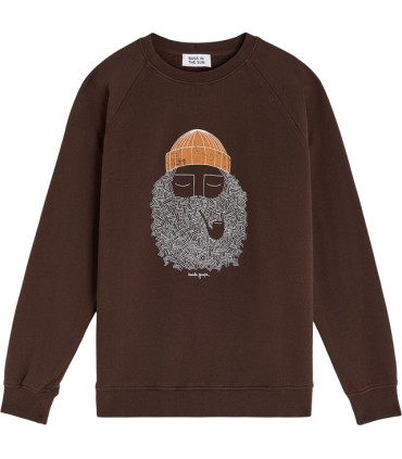 BASK IN THE SUN SMOKING PIPE SWEAT CHOCOLATE