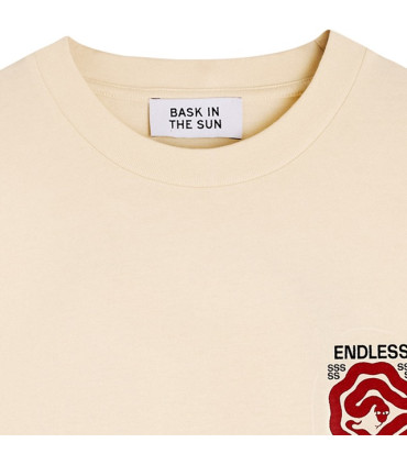 BASK IN THE SUN SNAKE TEE CREAM