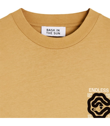 copy of BASK IN THE SUN SNAKE TEE CREAM