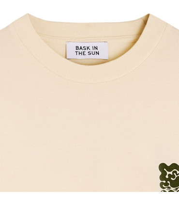 BASK IN THE SUN CROCO TEE CREAM