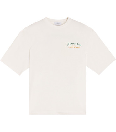 BASK IN THE SUN CRAB TEE NATURAL