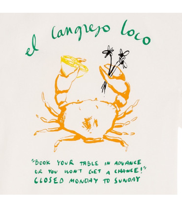 BASK IN THE SUN CRAB TEE NATURAL