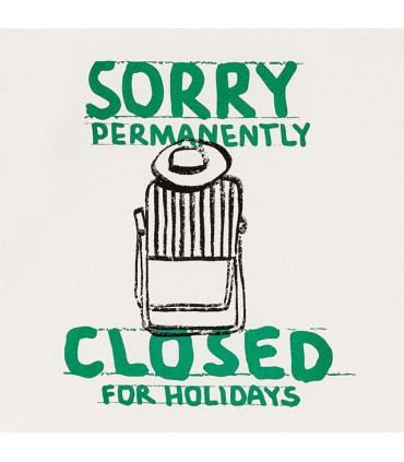 BASK IN THE SUN CLOSED TEE NATURAL