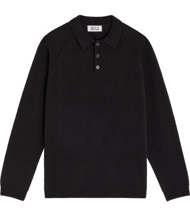 BASK IN THE SUN AUSTIN POLO BLACK
