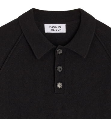 BASK IN THE SUN AUSTIN POLO BLACK