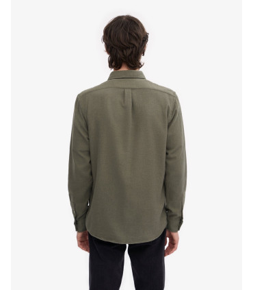 COLORFUL STANDARD ORGANIC FLANNEL SHIRT DUSTY OLIVE