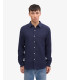 COLORFUL STANDARD ORGANIC FLANNEL SHIRT NAVY BLUE